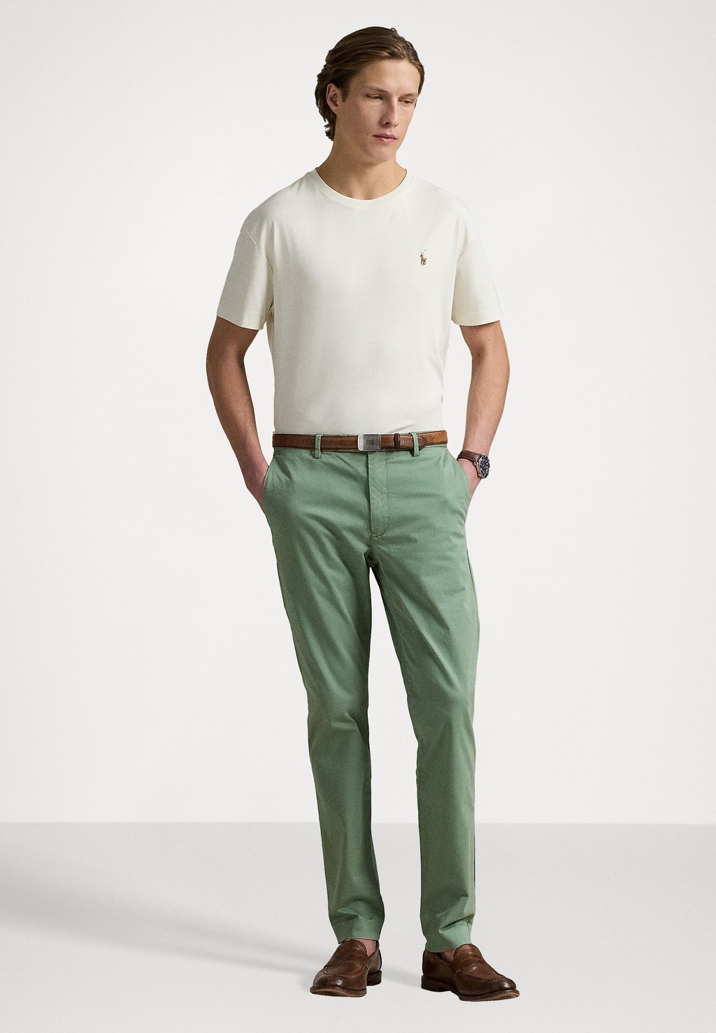 Базовая футболка SHORT SLEEVE SLIM FIT Polo Ralph Lauren, белый — фото 2