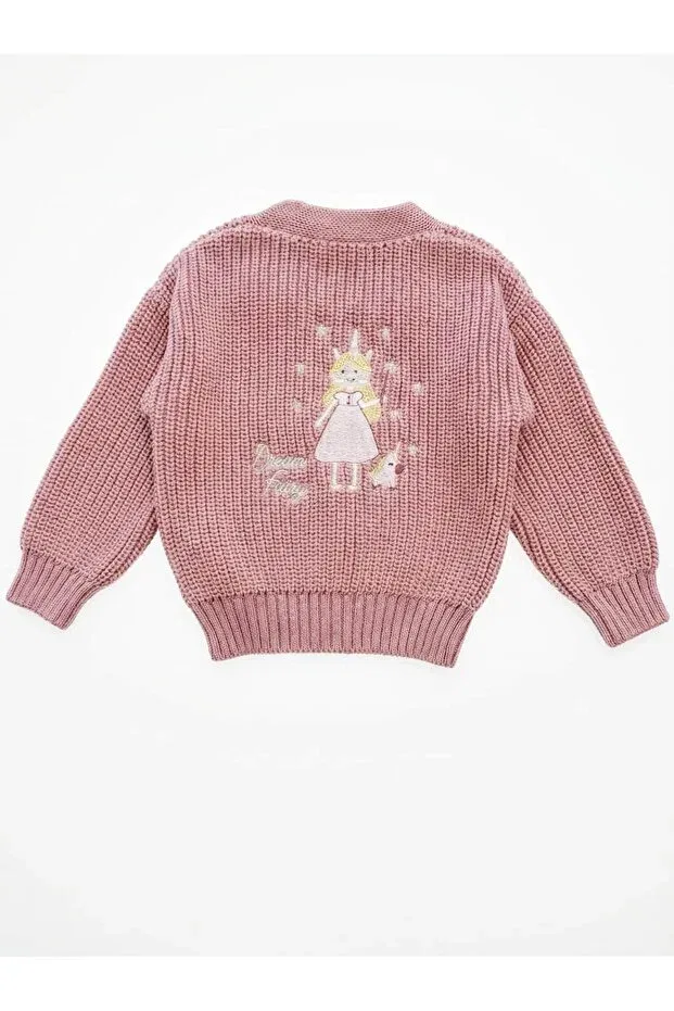 Детский кардиган с принтом Fairy cardigan Joriens Little, Pink — фото 2