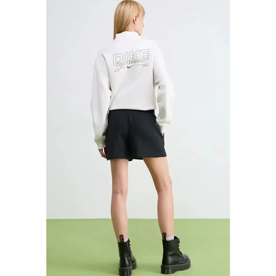 Спортивные шорты с принтом Nike Club Fleece, Черный — фото 3
