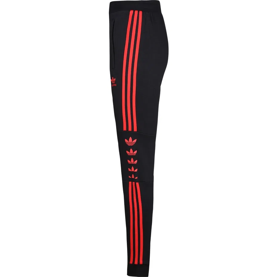 Хлопковые спортивные брюки Trefoil Fleece adidas, Черный — фото 3