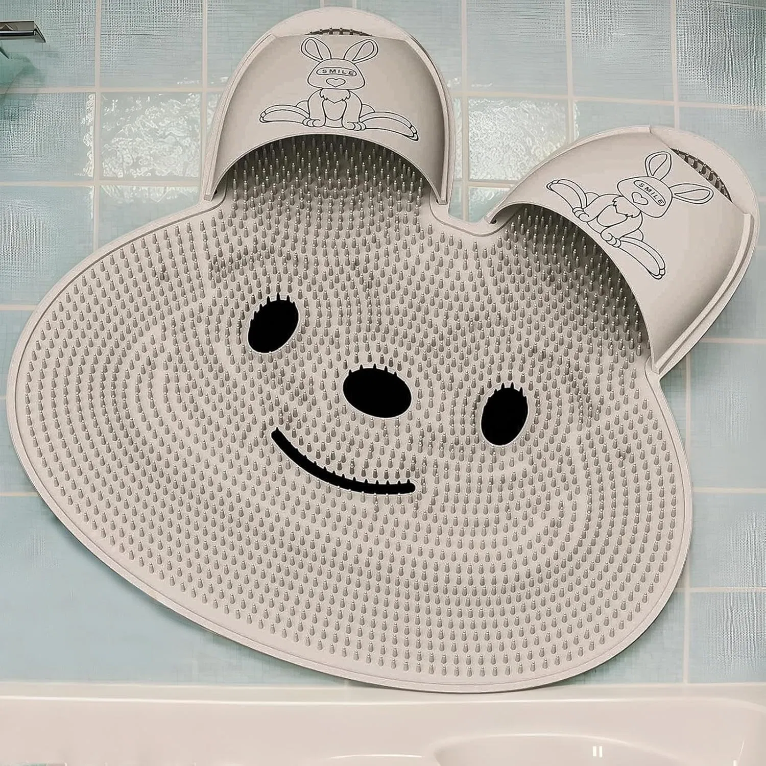 Массажная щетка для ног, Silicone Foot Scrubber, Keyubria, 45x45x2.5 см — фото 3