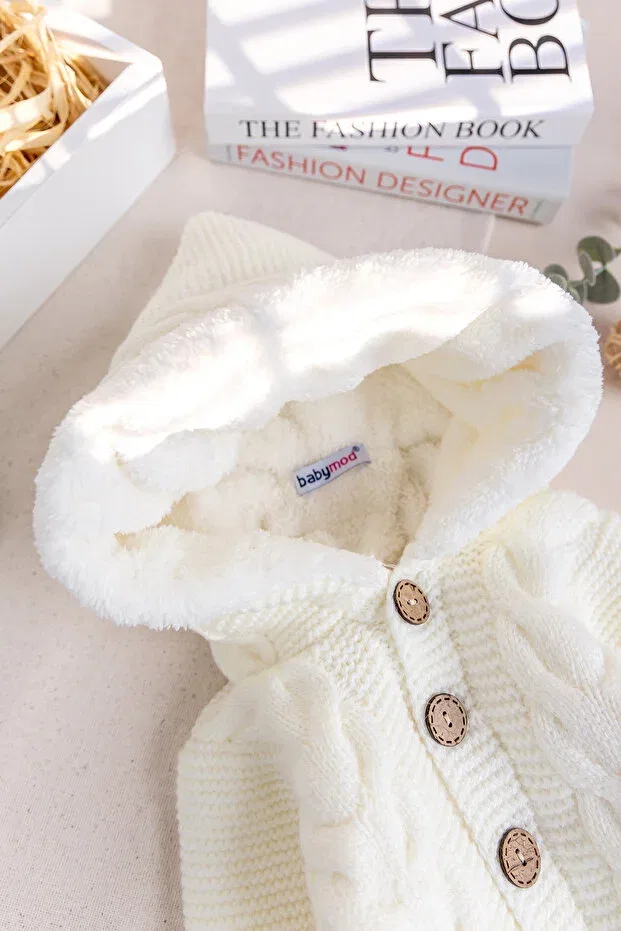 Детский комбинезон с капюшоном Babymod, Cream — фото 4