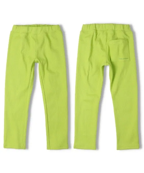 Детские длинные штаны из футера с принтом, модель moujonjon, Light Green