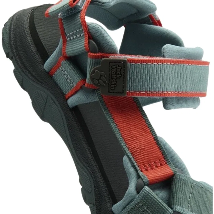 Сандалии детские с текстильным верхом Seven Seas 3 Jack Wolfskin, Разноцветный — фото 4