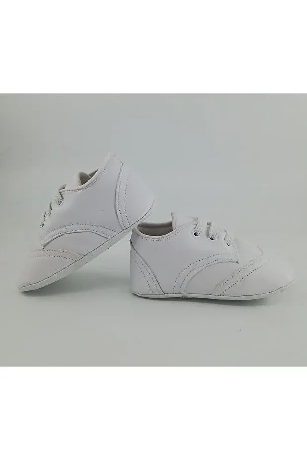 Детские кроссовки для мальчиков на эластичных шнурках Babytor, White
