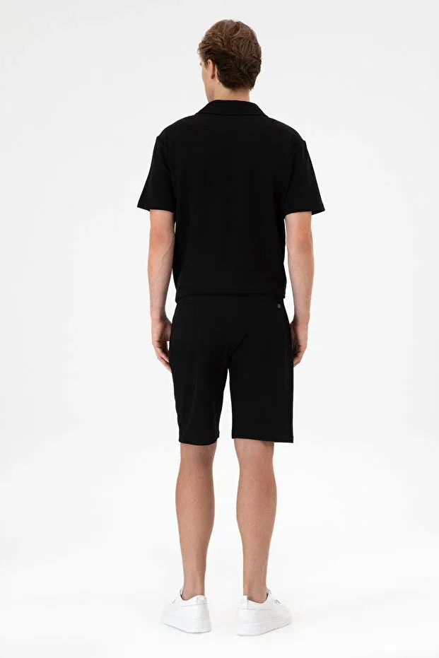 Мужские шорты с принтом U.S. Polo Assn., Black — фото 4
