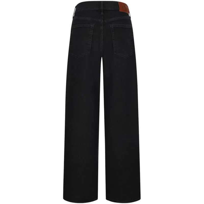 Женские джинсы с широкими штанинами 3N3 Denim Black Calvin Klein, Denim Black — фото 3