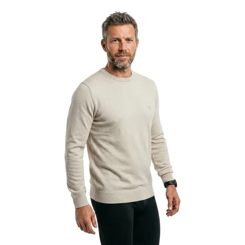 Свитер Essential Superdry, бежевый — фото 3