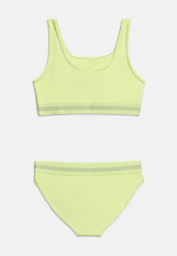 Купальник-бикини с U-образным вырезом Original scoop neck bralette bikini set Tommy Hilfiger, Faded Fluro — фото 2