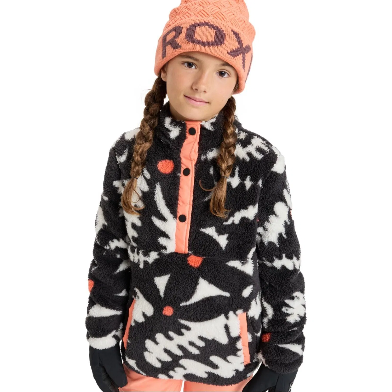 Детский свитшот с технологией WarmFlight ROXY Alabama, Roxy, Schwarz