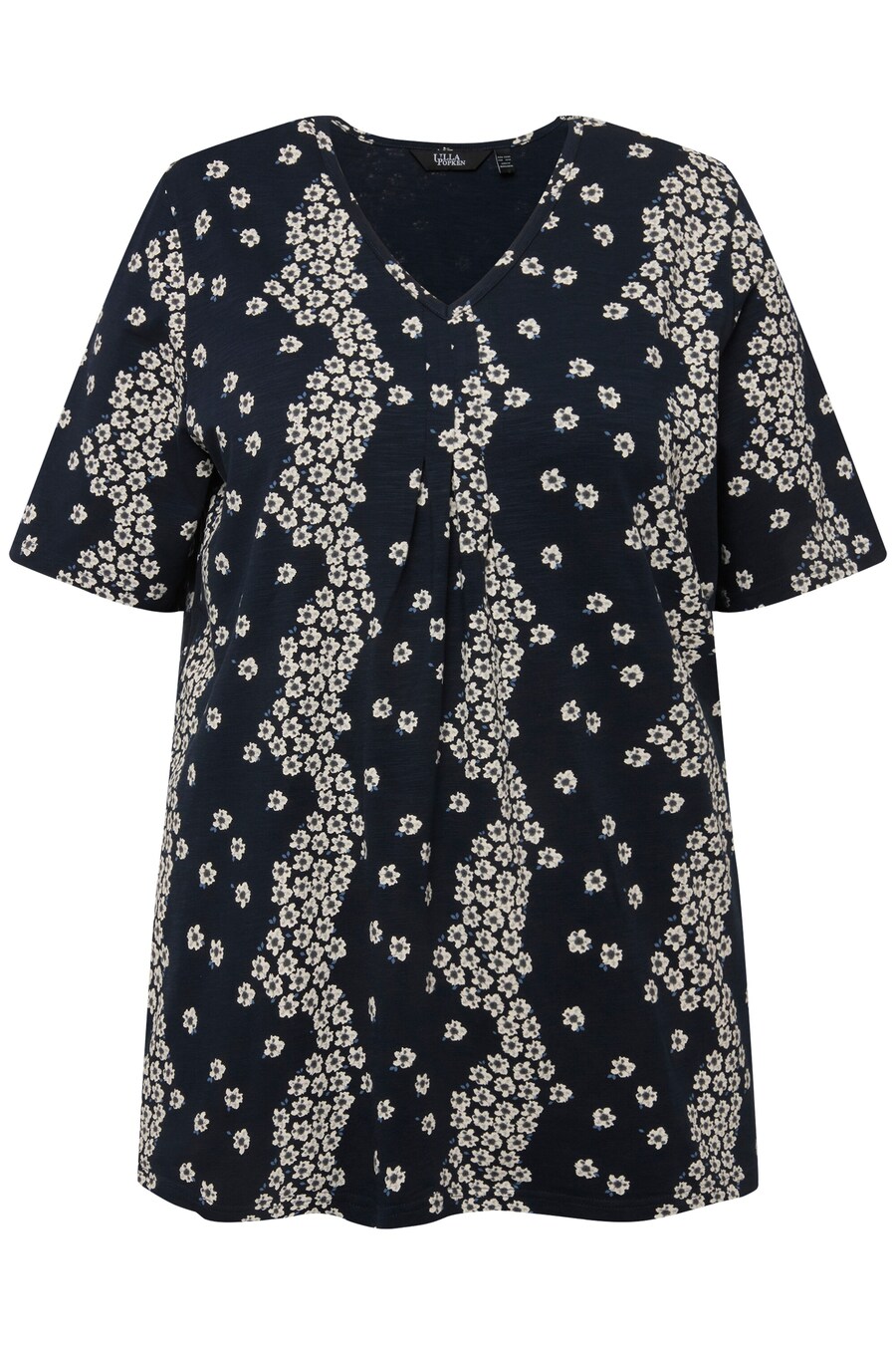 

Топ Ulla Popken Shirt, морской синий