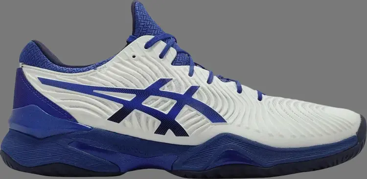 

Кроссовки court ff novak 'white blue' Asics, белый