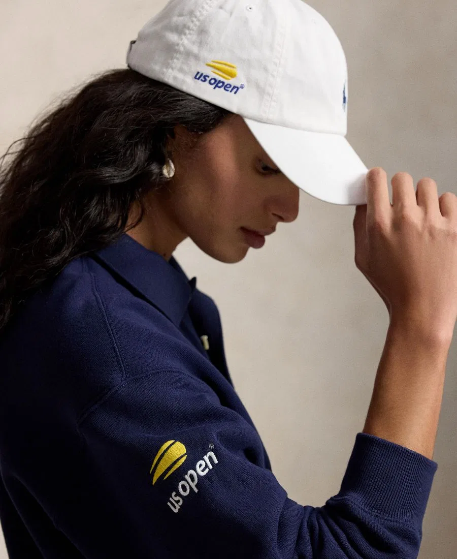 Женская рубашка-поло с длинным рукавом US Open Polo Ralph Lauren, Refined Navy — фото 3