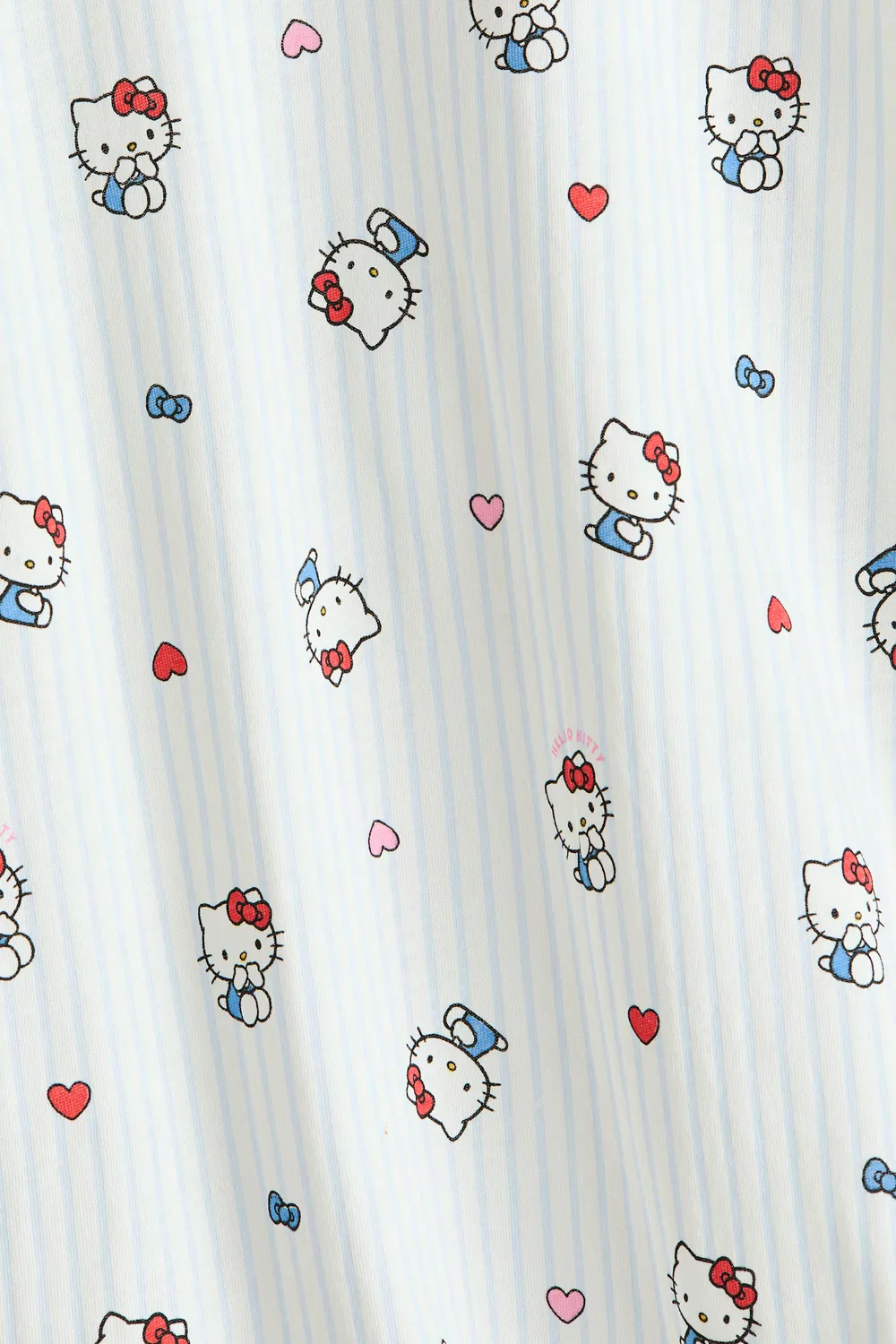 Ночная рубашка из набивного хлопка H&M, Hellblau/Hello Kitty — фото 2
