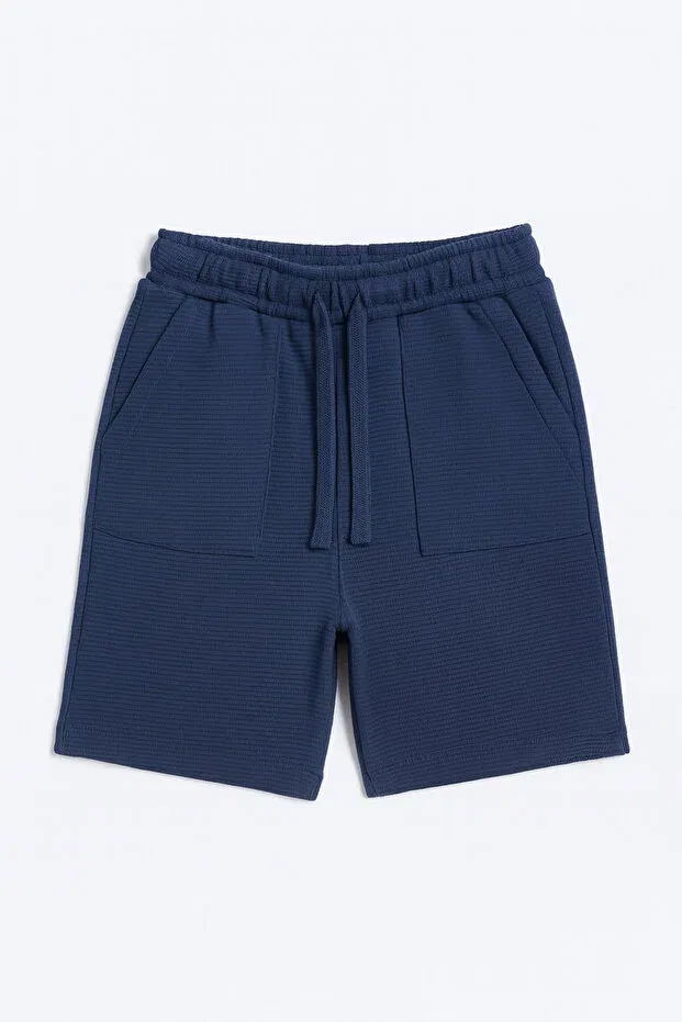 Детские шорты для мальчиков хлопковые Basics Monarchmoda, Navy Blue