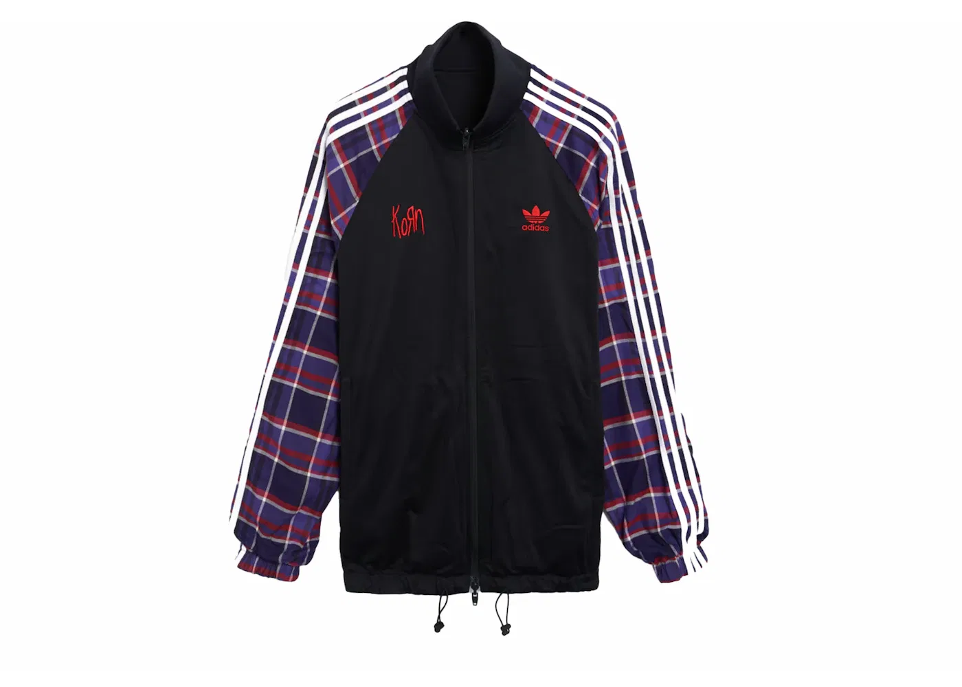 Мужская футболка с принтом Logo Track Top Adidas, Black — фото 2