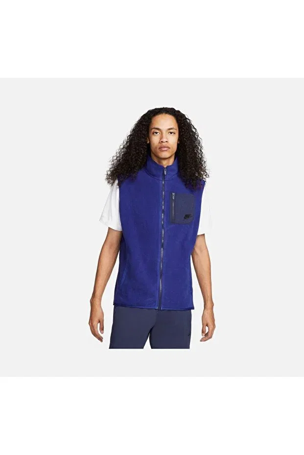 Мужская безрукавка из флиса Nike, Navy Blue
