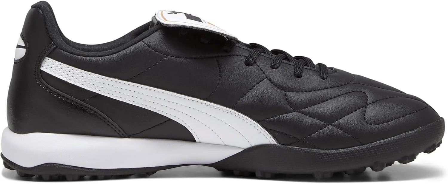 Мужские кроссовки PUMA King Top Turf, белый/черный/золотой — фото 3