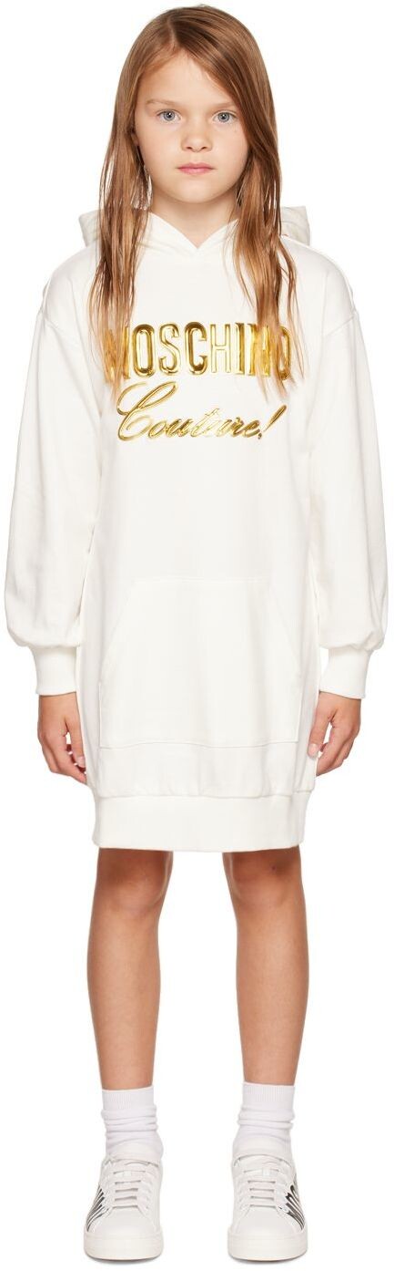 

Детское белое платье \Couture\"" Moschino, Белый, Детское белое платье \Couture\"" Moschino
