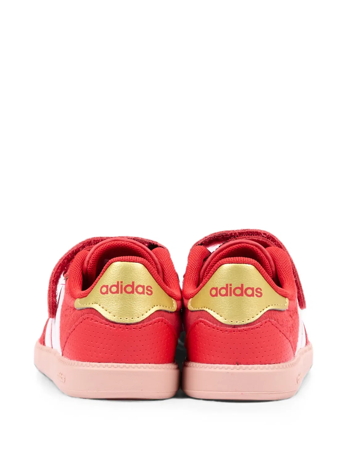 Кроссовки на липучках Adidas Kids, красный — фото 3