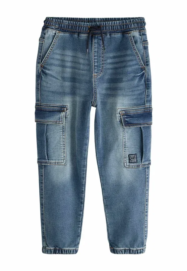Джинсы tapered fit 2 pack Next Grey Blue, синий/серый — фото 2