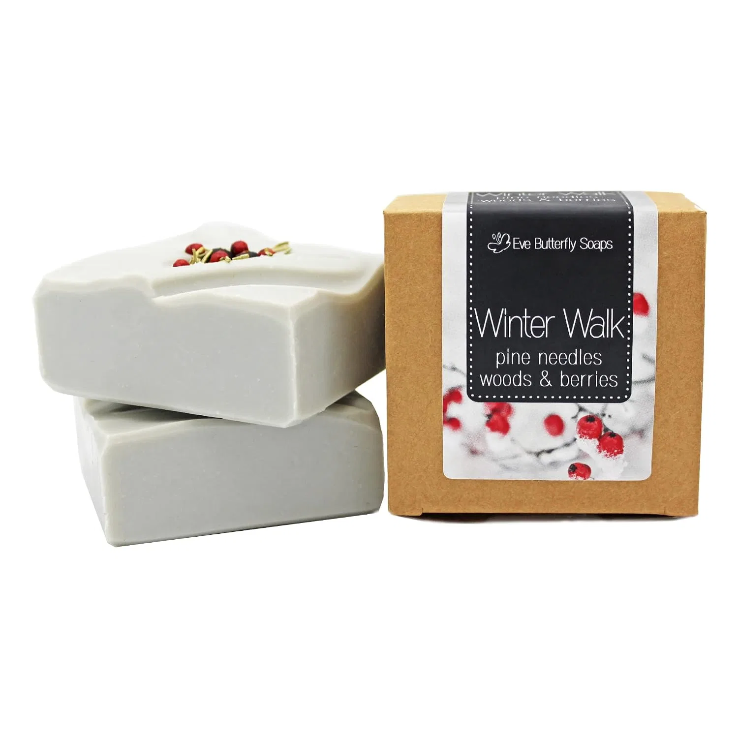 Мыло рождественское Winter Walk, EveButterflySoaps, 120 г — фото 2
