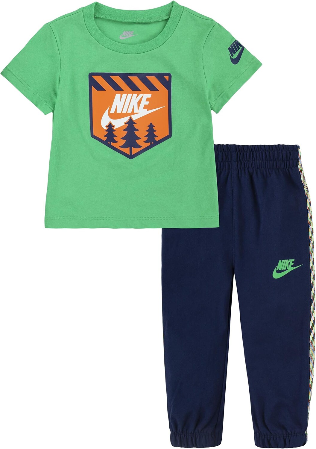 

Детский набор Nike NSW Club SSNL All Over Print Set, цвет Midnight Navy