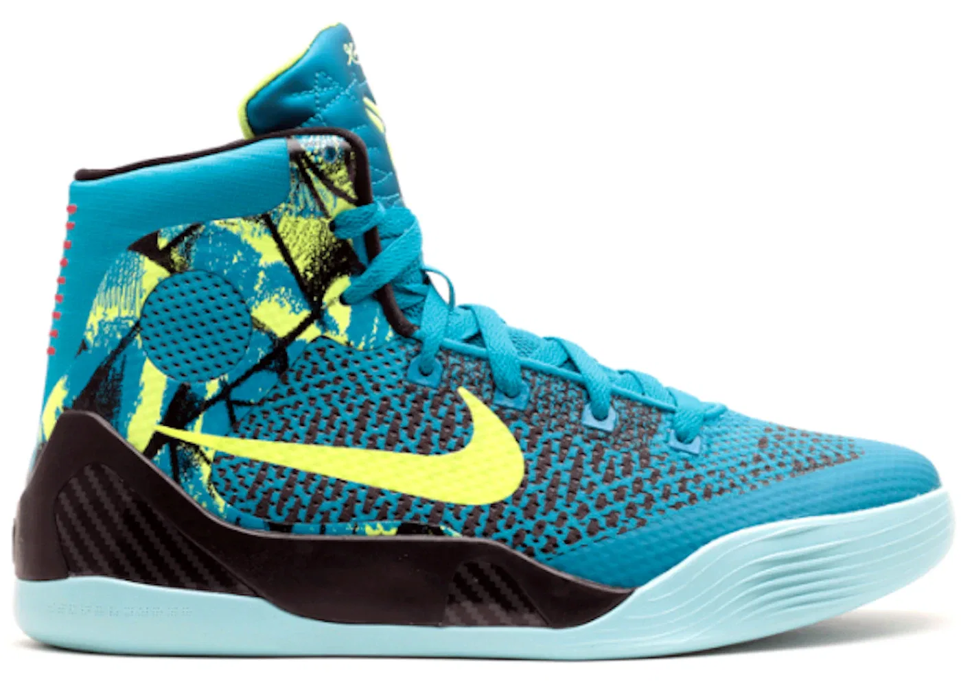 Детские кроссовки для баскетбола Nike Kobe 9 Elite, Neon Turquoise/Volt