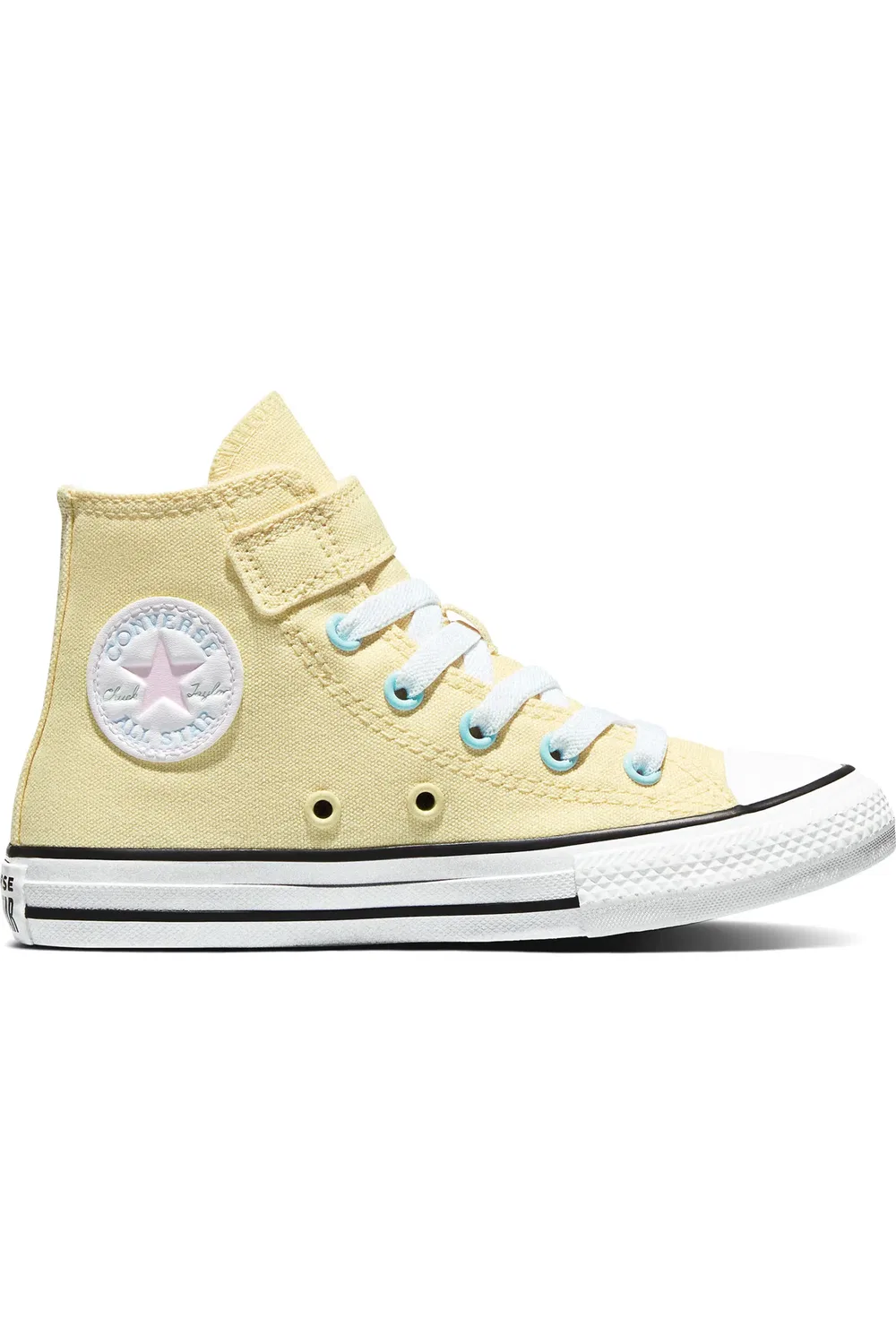 Кеды детские на липучке Chuck Taylor All Star Easy On Converse, Golden View/White/Black — фото 3