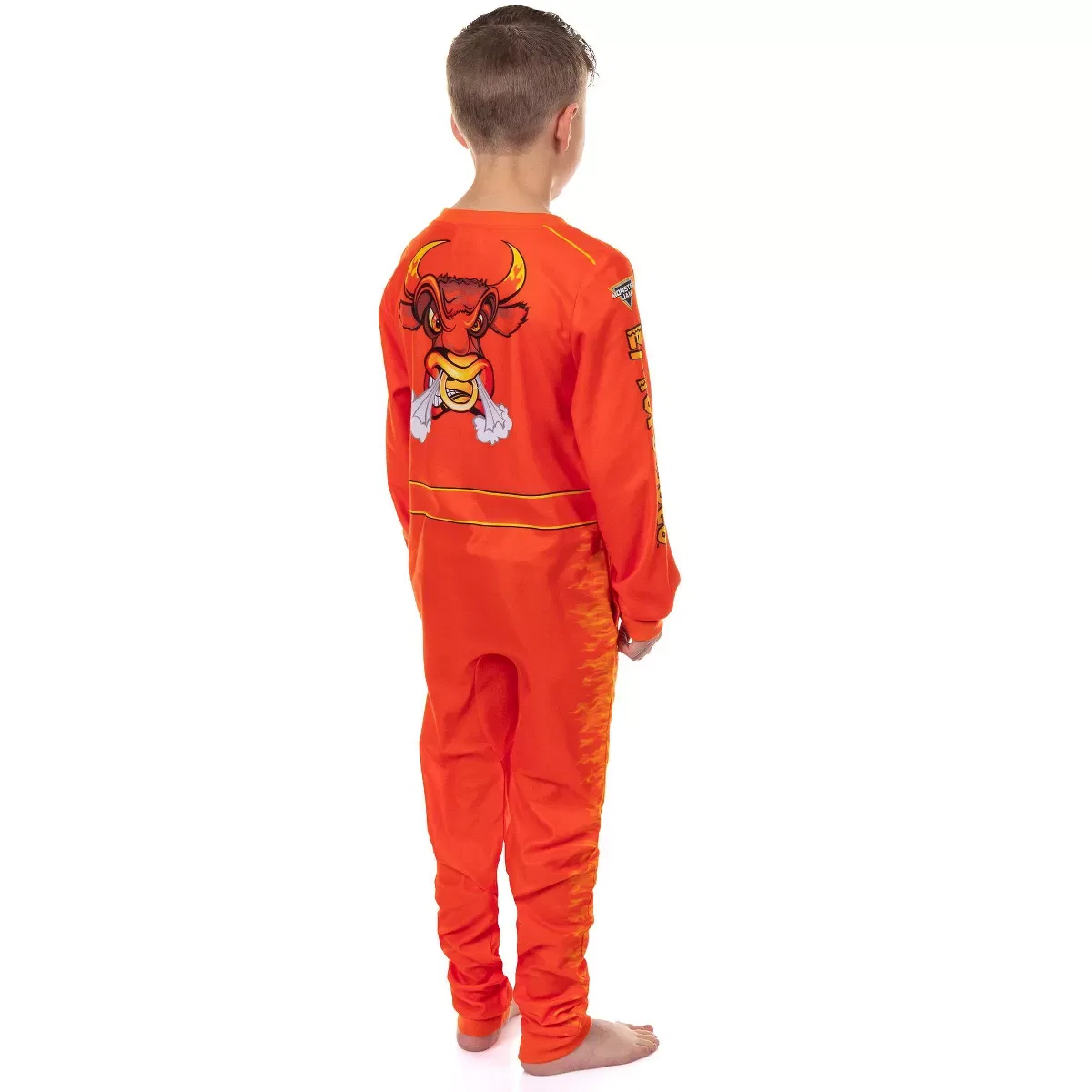 Детский комбинезон-пижама для мальчиков с принтом El Toro Loco INTIMO, Orange — фото 4