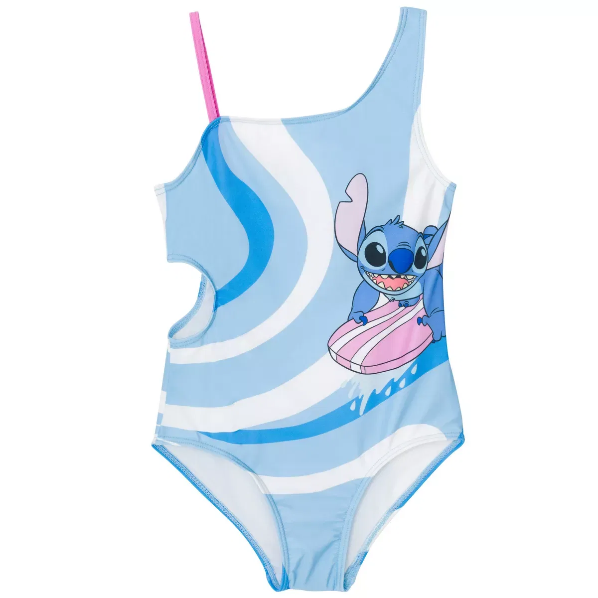 Детский купальник для девочек с принтом Disney Lilo & Stitch, Blue