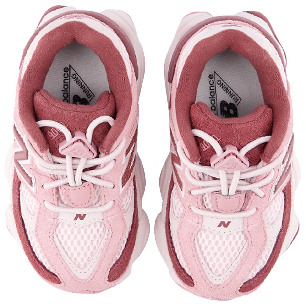 Детские кроссовки для девочек 9060 New Balance, розовый — фото 4