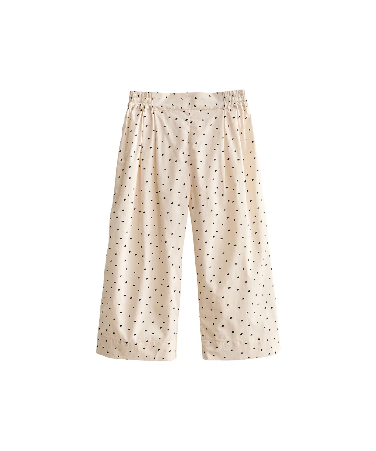 Детские брюки с принтом в горошек Straight Long Pants enhenn, Beige — фото 2