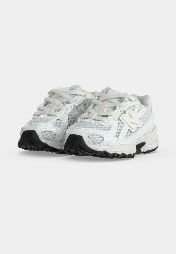 Кроссовки дышащие 740 New Balance white/rose sugar, белый/розовый — фото 3