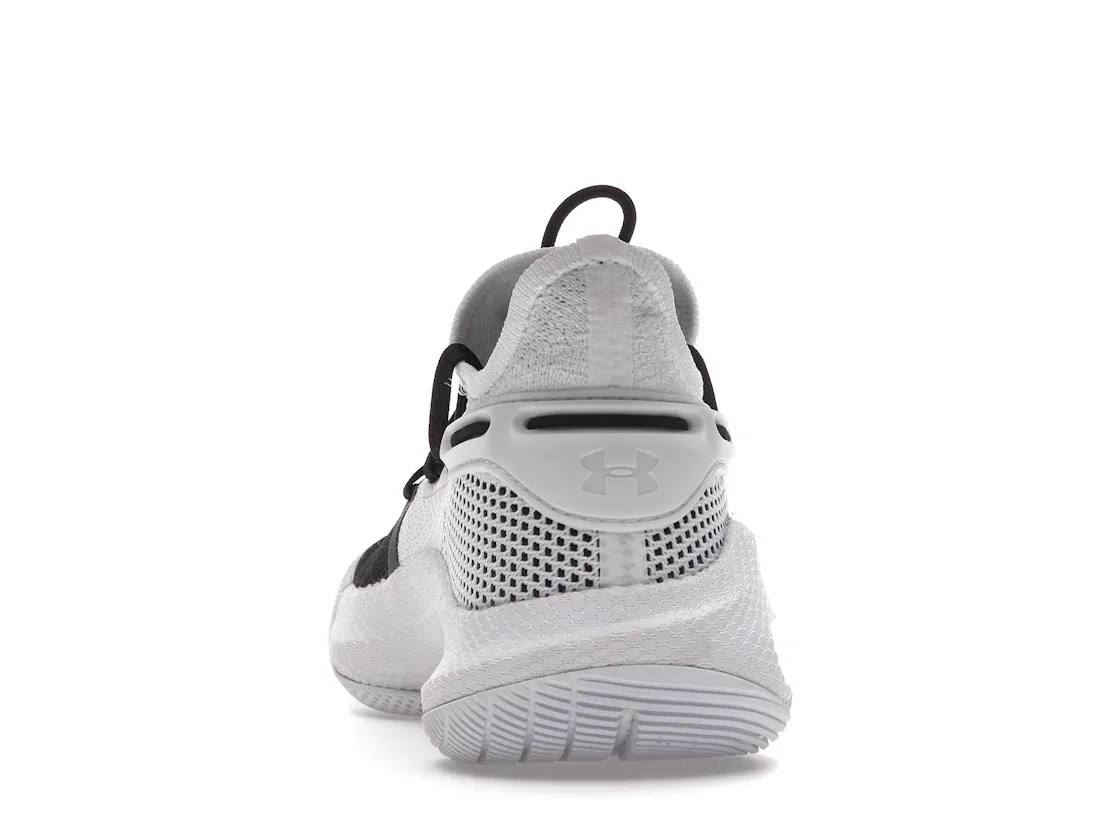 Детские кроссовки для мальчиков с принтом Under Armour Curry 6 Under Armour, White/Black — фото 4