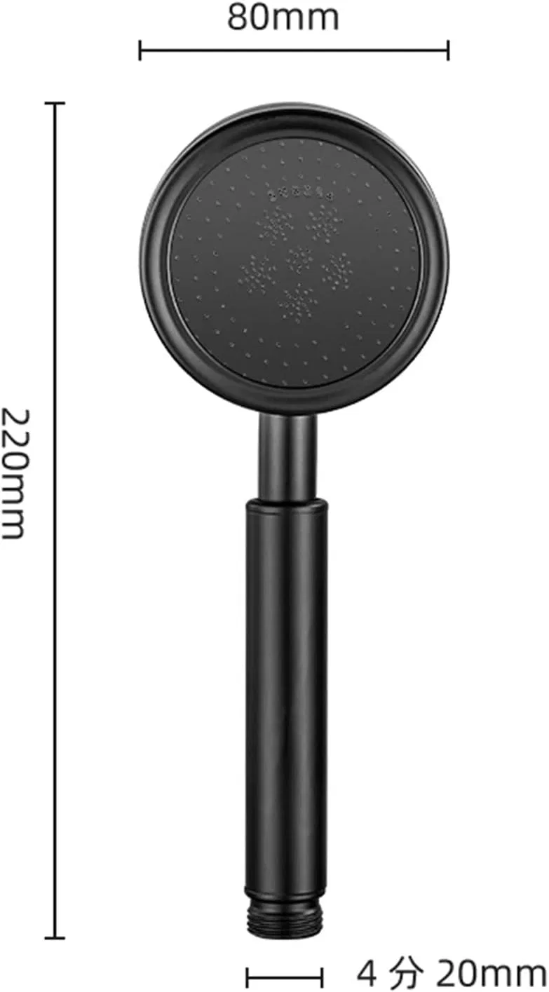 Ручной душ High-Pressure Handheld Shower Head, 9 дюймов, Silver Generic — фото 2