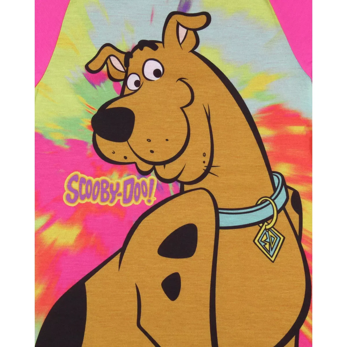 Детская пижамная рубашка с принтом Scooby-Doo Tie-Dye Nightgown Scooby-Doo, Multicolored — фото 2