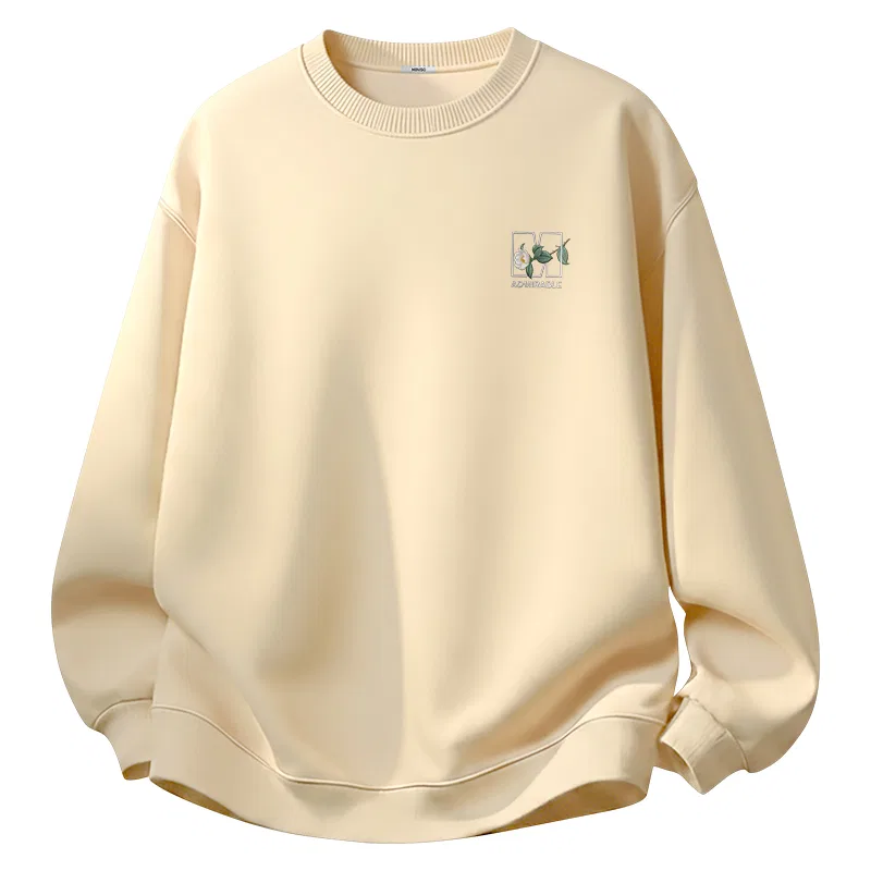 Детский свитшот хлопковый MINISO, Cotton Air Layer Soft Skin-Friendly Light Beige
