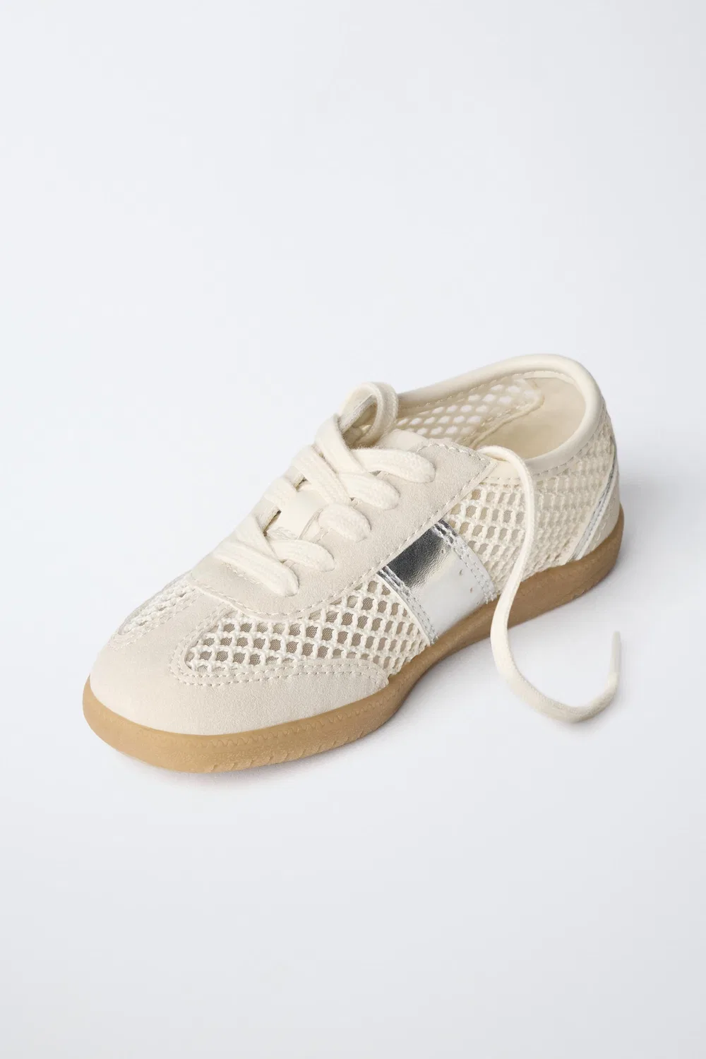 Сетчатые кроссовки ZARA, White — фото 3