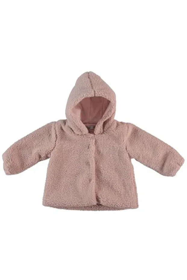 Детское пальто для девочек плюшевое Monaroza baby girl plush pink baby coat 22-533 Dear Enika, Pink