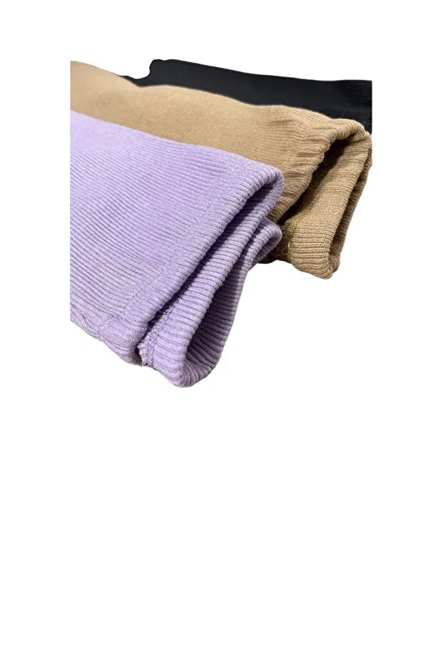 Детские леггинсы для девочек хлопковые Berat Moda, Lilac-Black-Milky-Coffee