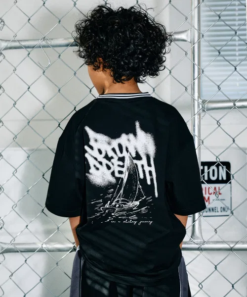 Детская футболка с быстросохнущей тканью BROWNBREATH KIDS, Black