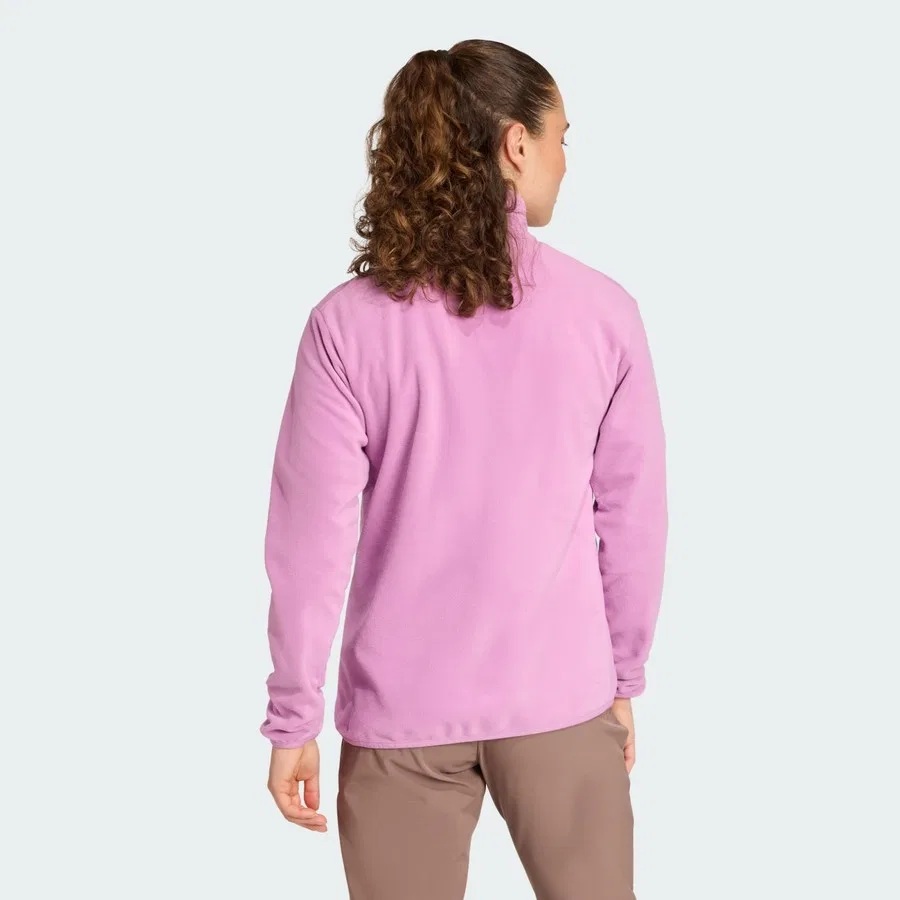Флисовая куртка с длинным рукавом Terrex JM3120 Multi Essentials 1/2 Zip adidas, Черный — фото 2