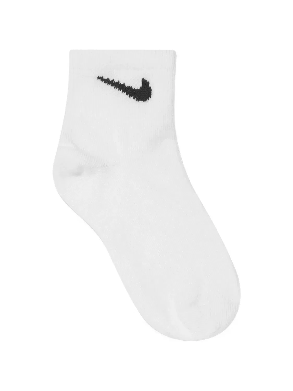 Комплект из трех пар носков с логотипом Swoosh Nike Kids, белый — фото 2