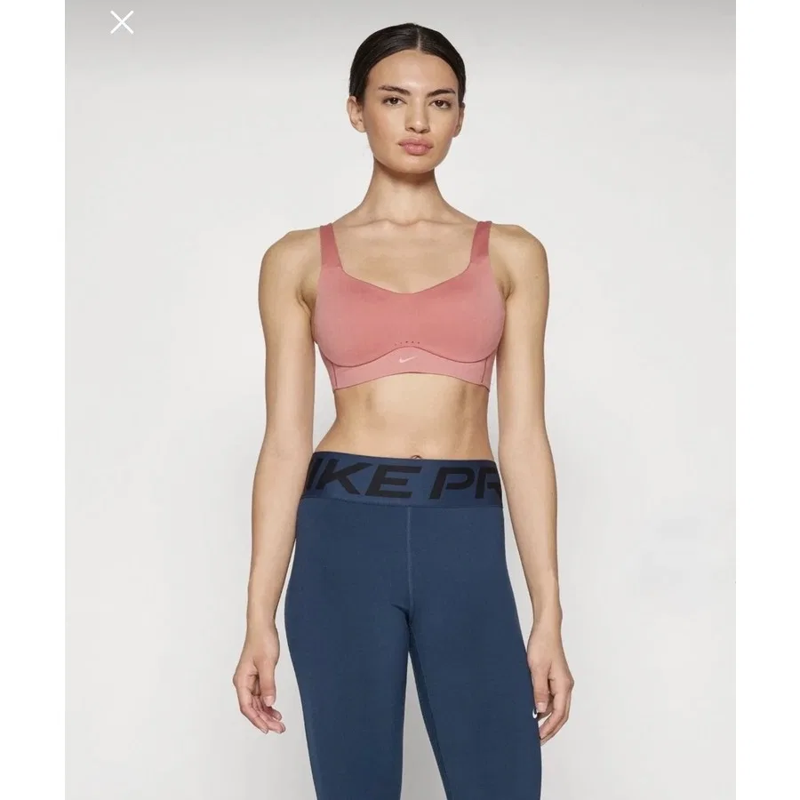 Спортивный бюстгальтер с высокой поддержкой, с съемными чашками Alate High Support Padded Convertible, Nike, Розовый