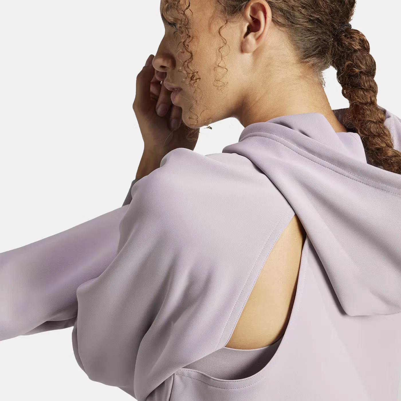 Худи для тренировок с технологией AEROREADY Adidas, розовый — фото 4