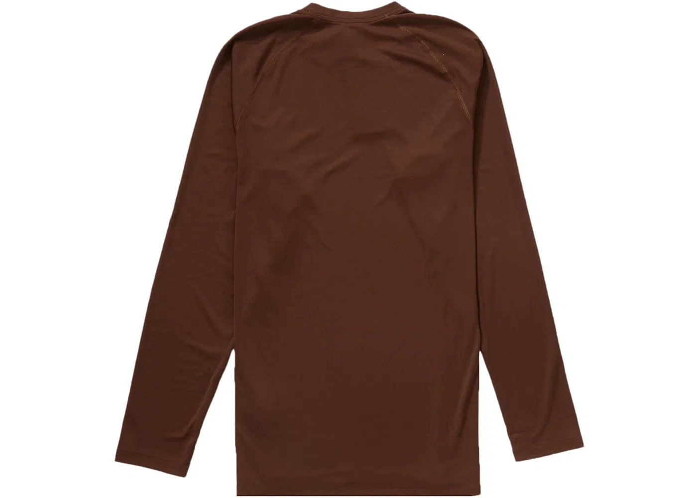 Мужская футболка с длинным рукавом Supreme The North Face Base Layer L/S Top, Brown — фото 2