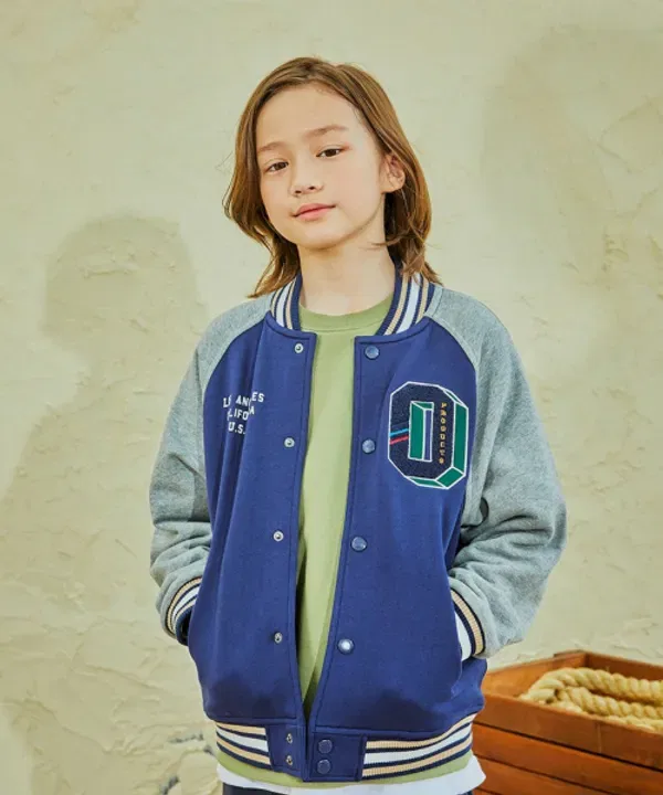 Варсити куртка из букле, Outdoor Products Kids, Navy — фото 2