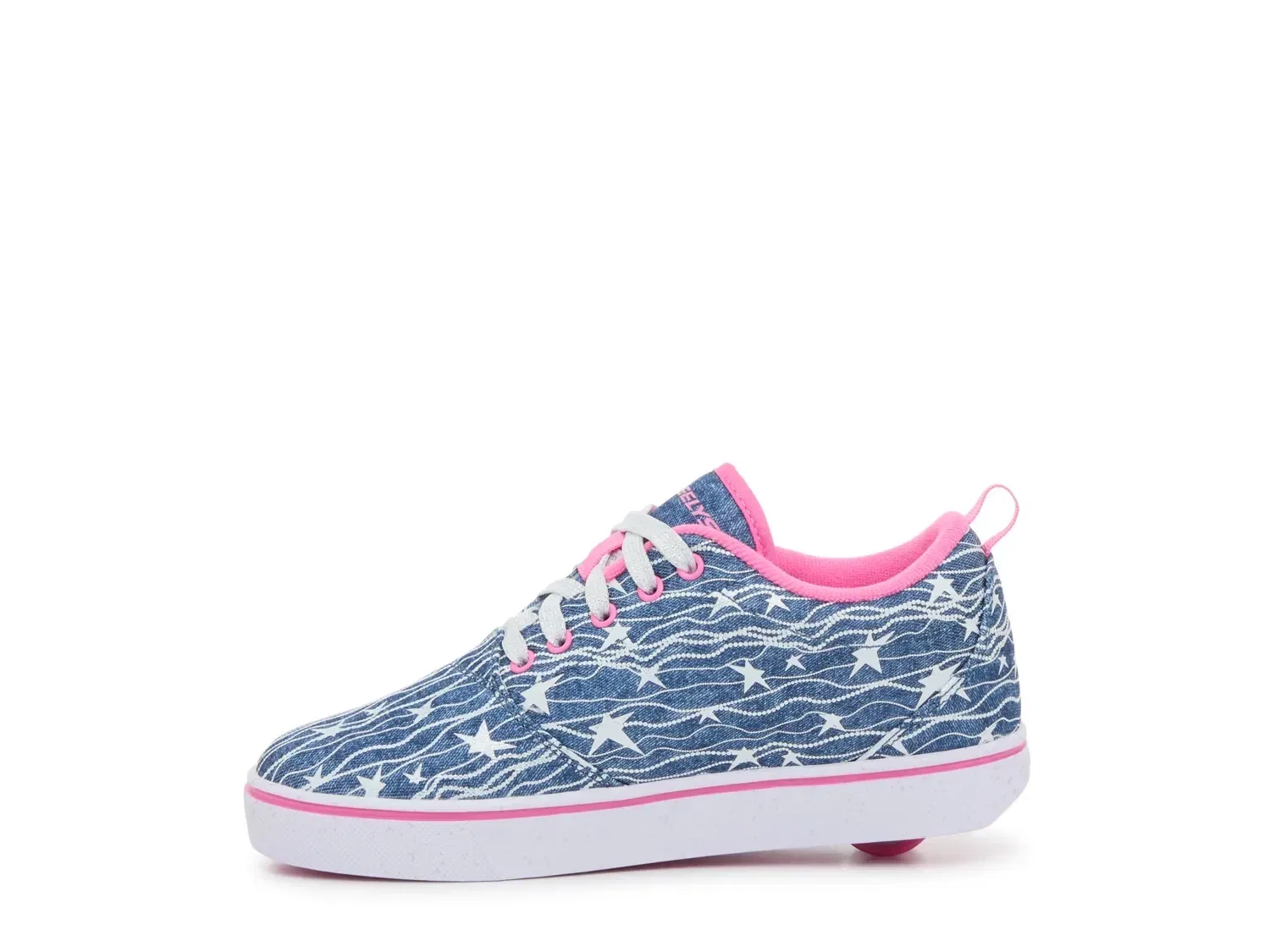 Кроссовки с колесиками Prints Pro 20, Heelys, темно-синий/розовый — фото 3