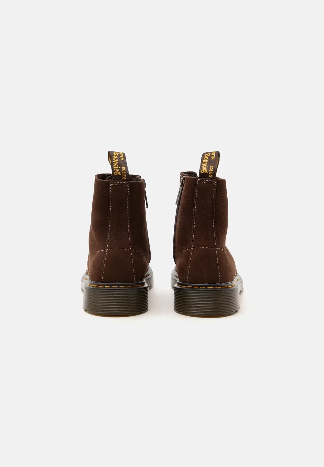 Ботинки унисекс 1460 Pascal с 8 люверсами - ботильоны на шнуровке Dr. Martens, Dark Brown — фото 3